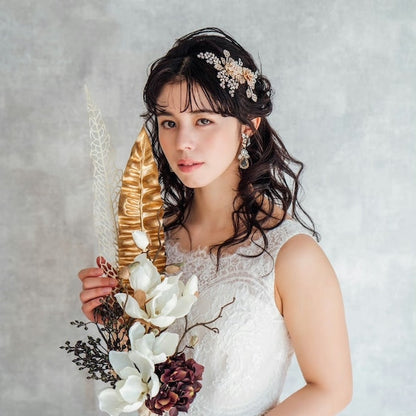 【ヘッドドレス】Kitty ブライダルビジューヘッドアクセサリー 【結婚式 ヘアアクセサリー】