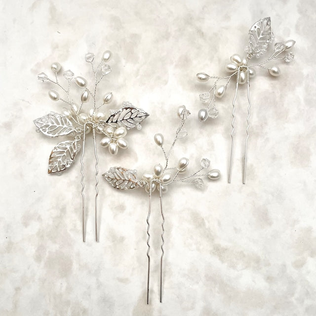 【ヘッドドレス】tendre ブライダルヘアピンセット 【結婚式 ヘアアクセサリー】