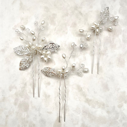 【ヘッドドレス】tendre ブライダルヘアピンセット 【結婚式 ヘアアクセサリー】