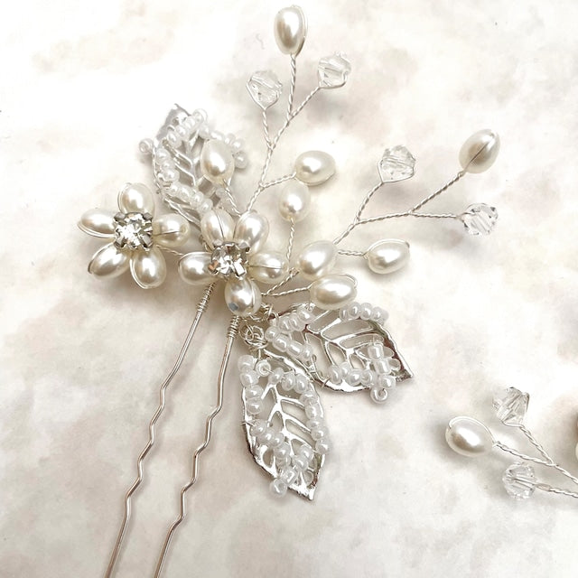 【ヘッドドレス】tendre ブライダルヘアピンセット 【結婚式 ヘアアクセサリー】