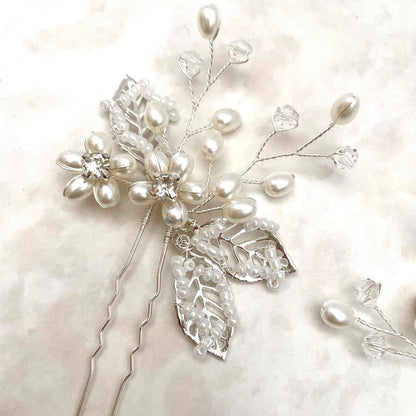 【ヘッドドレス】tendre ブライダルヘアピンセット 【結婚式 ヘアアクセサリー】