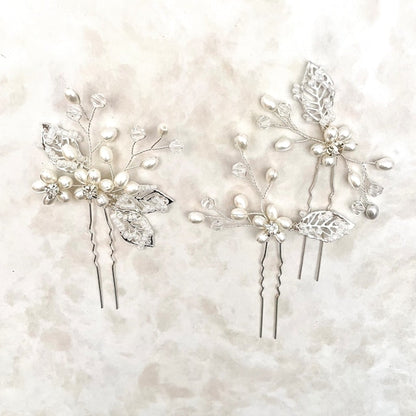 【ヘッドドレス】tendre ブライダルヘアピンセット 【結婚式 ヘアアクセサリー】