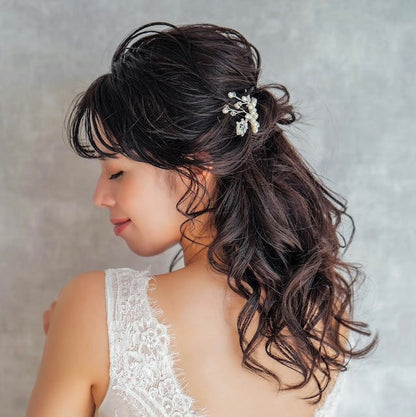 【ヘッドドレス】tendre ブライダルヘアピンセット 【結婚式 ヘアアクセサリー】