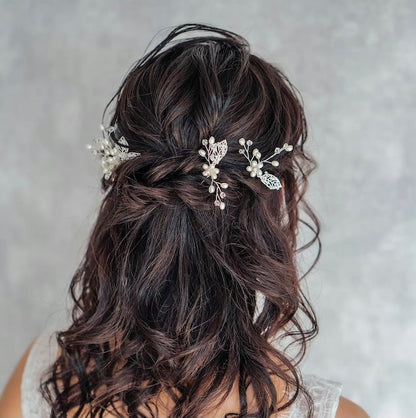 【ヘッドドレス】tendre ブライダルヘアピンセット 【結婚式 ヘアアクセサリー】