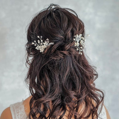 【ヘッドドレス】tendre ブライダルヘアピンセット 【結婚式 ヘアアクセサリー】