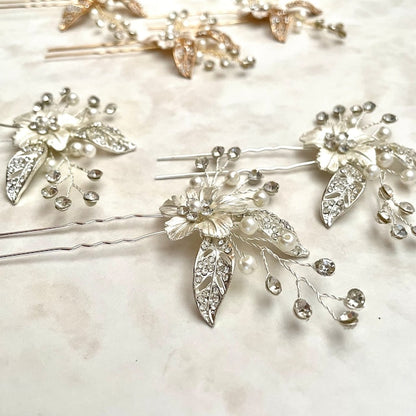 【ヘッドドレス】pixie 小枝アクセサリーヘアピンセット 【結婚式 ヘアアクセサリー】