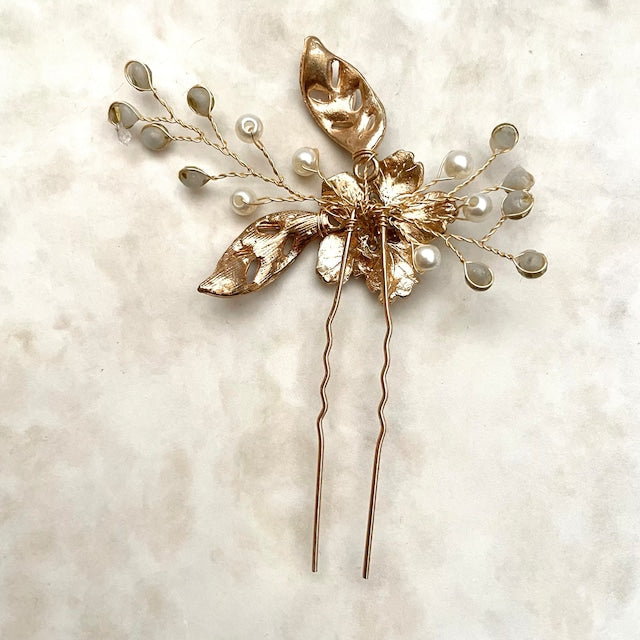 【ヘッドドレス】pixie 小枝アクセサリーヘアピンセット 【結婚式 ヘアアクセサリー】