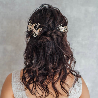 【ヘッドドレス】pixie 小枝アクセサリーヘアピンセット 【結婚式 ヘアアクセサリー】