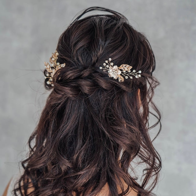 【ヘッドドレス】pixie 小枝アクセサリーヘアピンセット 【結婚式 ヘアアクセサリー】