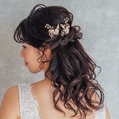 【ヘッドドレス】pixie 小枝アクセサリーヘアピンセット 【結婚式 ヘアアクセサリー】