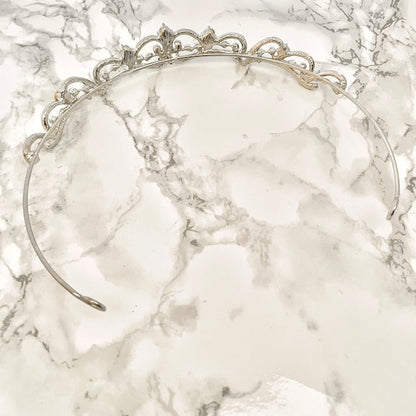 【ヘッドドレス】nala ブライダルビジューティアラ 【結婚式 ヘアアクセサリー】