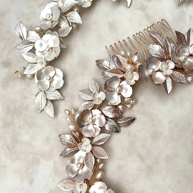 【ヘッドドレス】digne ブライダルヘッドアクセサリー 【結婚式 ヘアアクセサリー】