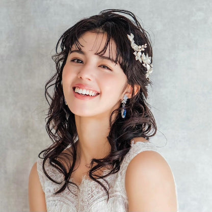 【ヘッドドレス】digne ブライダルヘッドアクセサリー 【結婚式 ヘアアクセサリー】
