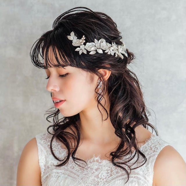 【ヘッドドレス】digne ブライダルヘッドアクセサリー 【結婚式 ヘアアクセサリー】