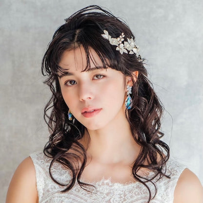 【ヘッドドレス】digne ブライダルヘッドアクセサリー 【結婚式　ヘアアクセサリー】