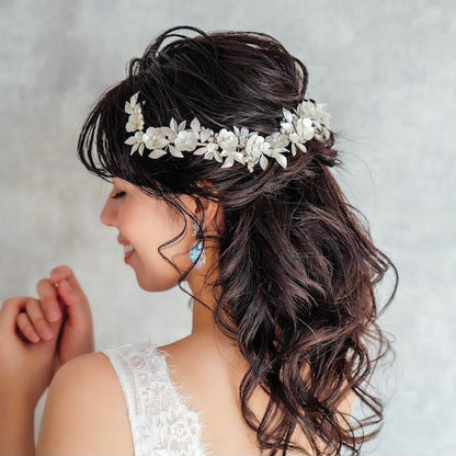 【ヘッドドレス】digne ブライダルヘッドアクセサリー 【結婚式 ヘアアクセサリー】