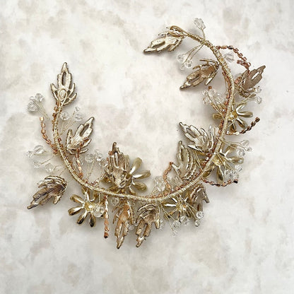 【ヘッドドレス】prier フラワーウェディングヘッドアクセサリー 【結婚式 ヘアアクセサリー】