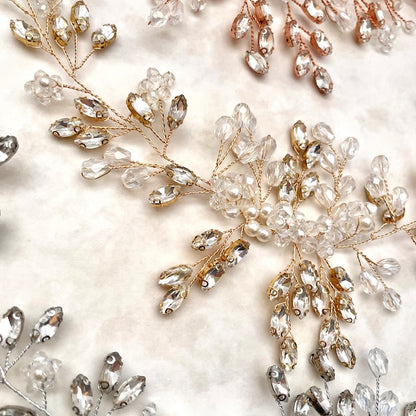 【ヘッドドレス】clair ブライダル小枝ヘッドアクセサリー 【結婚式 ヘアアクセサリー】