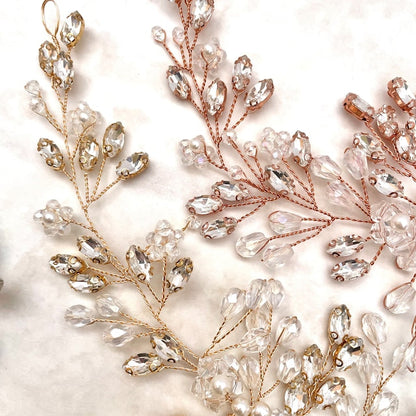 【ヘッドドレス】clair ブライダル小枝ヘッドアクセサリー 【結婚式 ヘアアクセサリー】