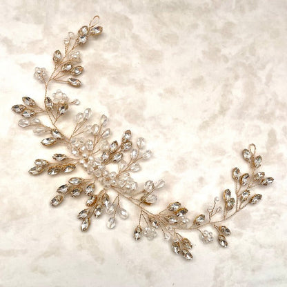 【ヘッドドレス】clair ブライダル小枝ヘッドアクセサリー 【結婚式 ヘアアクセサリー】