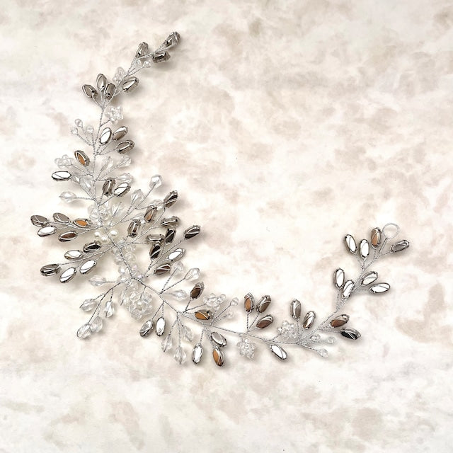 【ヘッドドレス】clair ブライダル小枝ヘッドアクセサリー 【結婚式 ヘアアクセサリー】