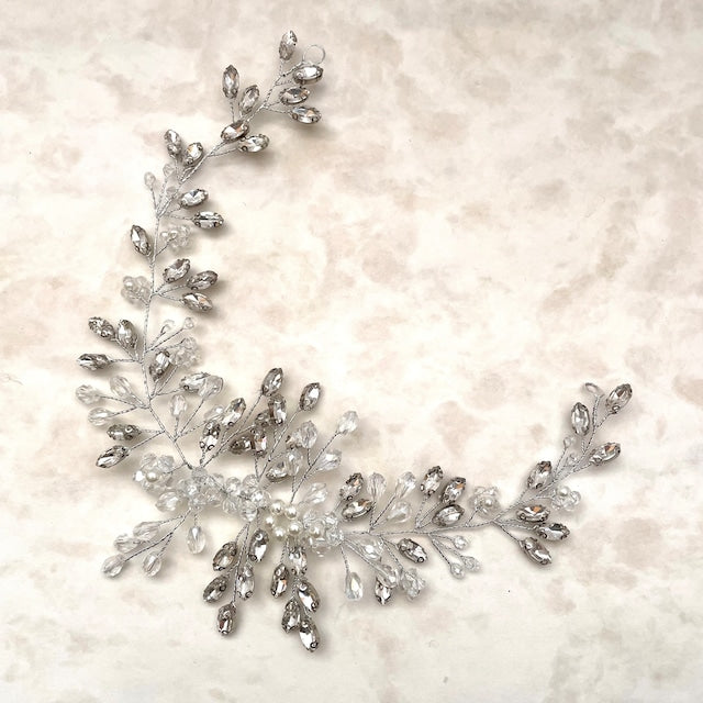 【ヘッドドレス】clair ブライダル小枝ヘッドアクセサリー 【結婚式 ヘアアクセサリー】