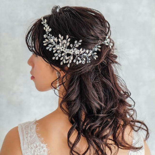 【ヘッドドレス】clair ブライダル小枝ヘッドアクセサリー 【結婚式 ヘアアクセサリー】