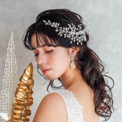 【ヘッドドレス】clair ブライダル小枝ヘッドアクセサリー 【結婚式 ヘアアクセサリー】