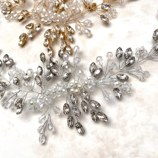 【ヘッドドレス】clair ブライダル小枝ヘッドアクセサリー 【結婚式 ヘアアクセサリー】