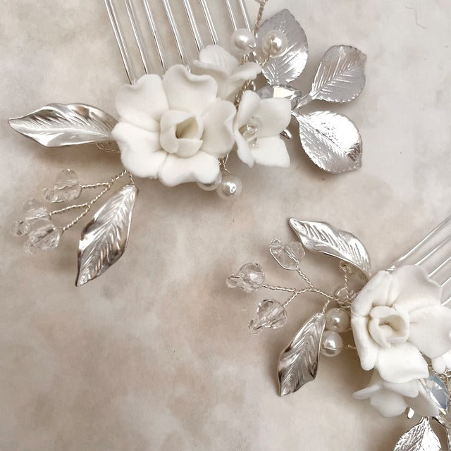 【ヘッドドレス】chipi ブライダルヘアコームセット 【結婚式 ヘアアクセサリー】