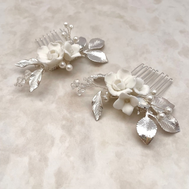 【ヘッドドレス】chipi ブライダルヘアコームセット 【結婚式 ヘアアクセサリー】