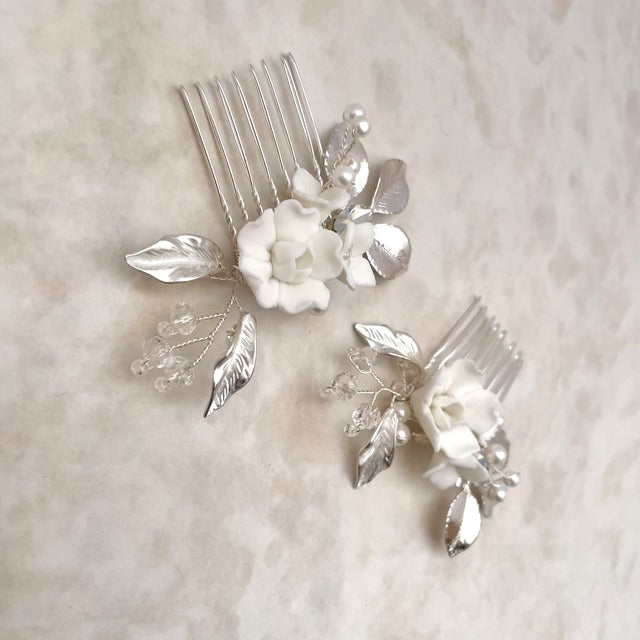 【ヘッドドレス】chipi ブライダルヘアコームセット 【結婚式 ヘアアクセサリー】