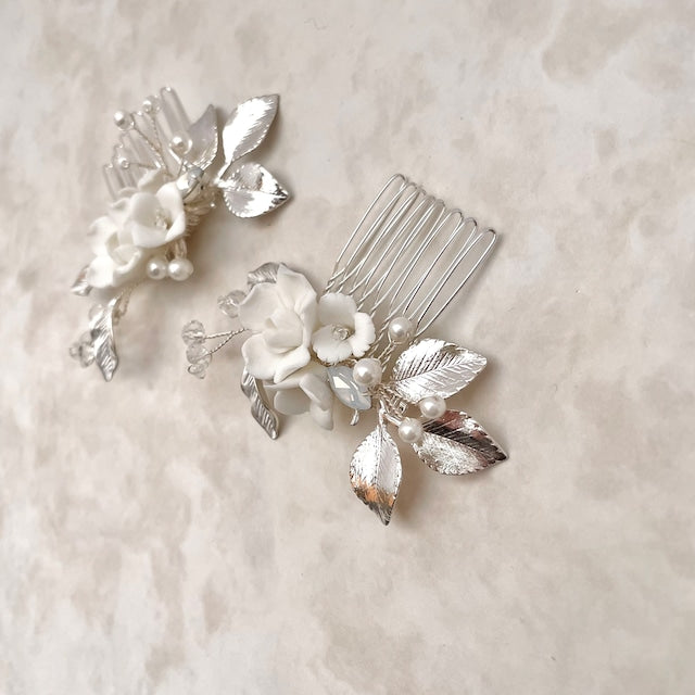 【ヘッドドレス】chipi ブライダルヘアコームセット 【結婚式 ヘアアクセサリー】