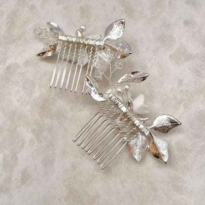 【ヘッドドレス】chipi ブライダルヘアコームセット 【結婚式 ヘアアクセサリー】