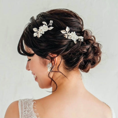 【ヘッドドレス】chipi ブライダルヘアコームセット 【結婚式 ヘアアクセサリー】