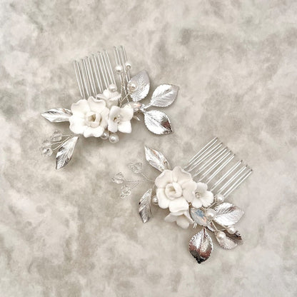 【ヘッドドレス】chipi ブライダルヘアコームセット 【結婚式 ヘアアクセサリー】