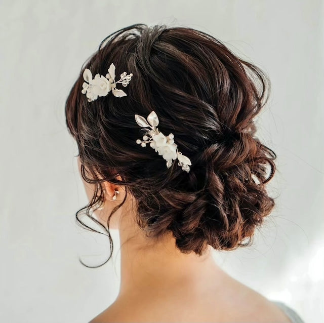 【ヘッドドレス】chipi ブライダルヘアコームセット 【結婚式 ヘアアクセサリー】