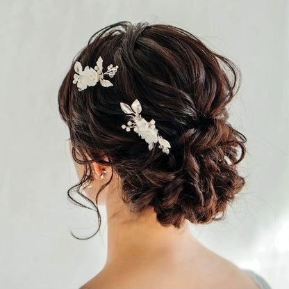 【ヘッドドレス】chipi ブライダルヘアコームセット 【結婚式 ヘアアクセサリー】