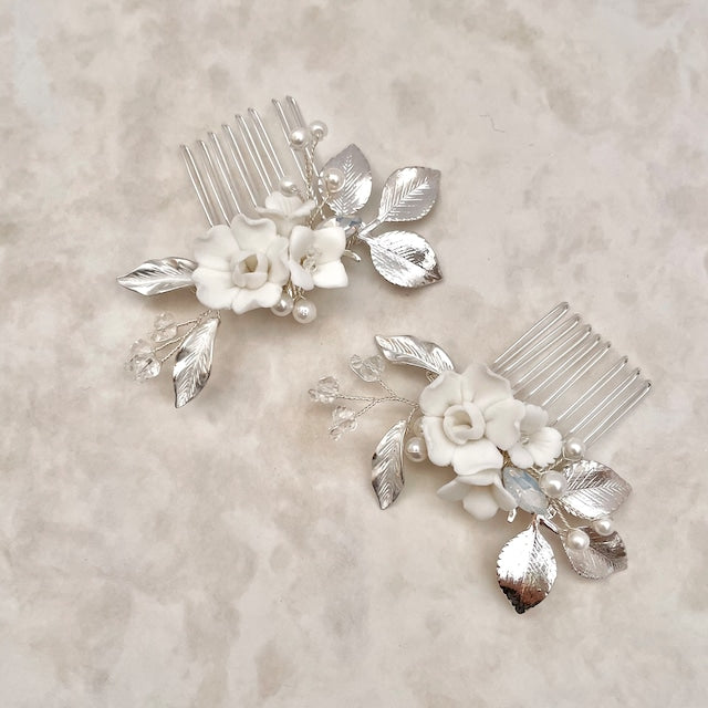 【ヘッドドレス】chipi ブライダルヘアコームセット 【結婚式 ヘアアクセサリー】