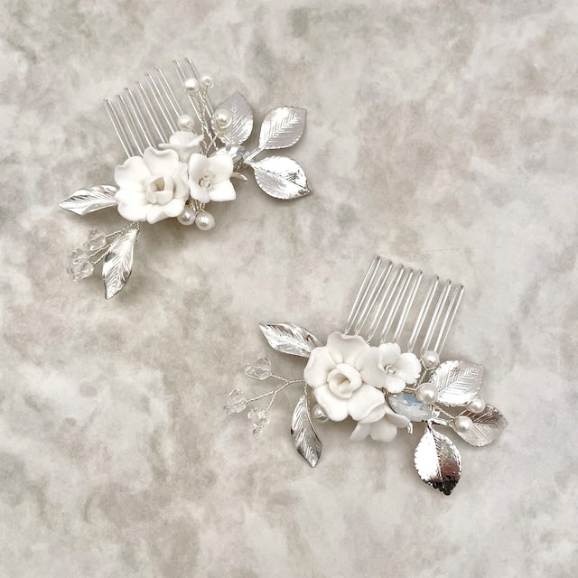 【ヘッドドレス】chipi ブライダルヘアコームセット 【結婚式 ヘアアクセサリー】