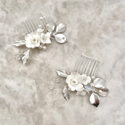 【ヘッドドレス】chipi ブライダルヘアコームセット 【結婚式 ヘアアクセサリー】