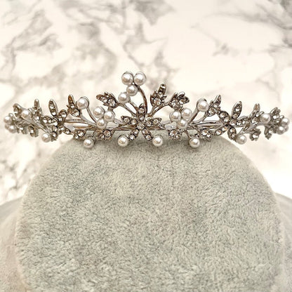 【ヘッドドレス】mieux ブライダルパールティアラ 【結婚式 ヘアアクセサリー】