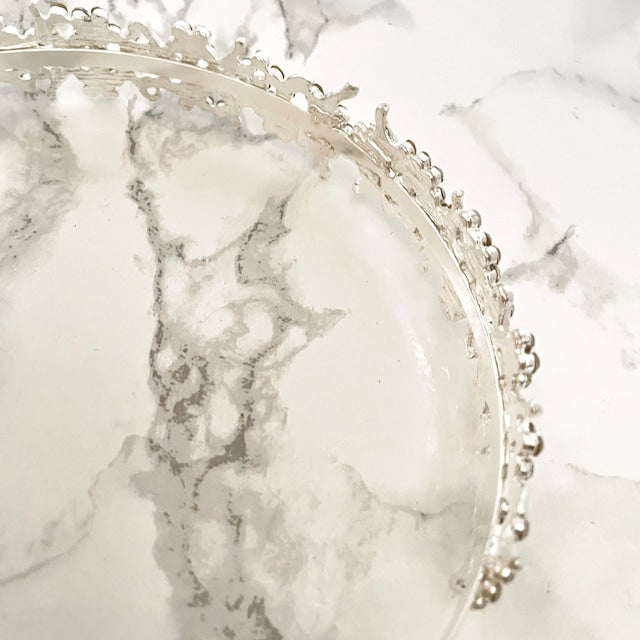 【ヘッドドレス】croiser ビジューブライダルティアラ 【結婚式 ヘアアクセサリー】