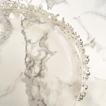 【ヘッドドレス】croiser ビジューブライダルティアラ 【結婚式 ヘアアクセサリー】