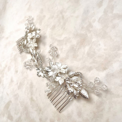 【ヘッドドレス】larme ウェディングヘッドアクセサリー 【結婚式 ヘアアクセサリー】