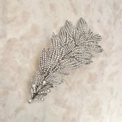 【ヘッドドレス】aile ビジューブライダルヘッドドレス 【結婚式 ヘアアクセサリー】