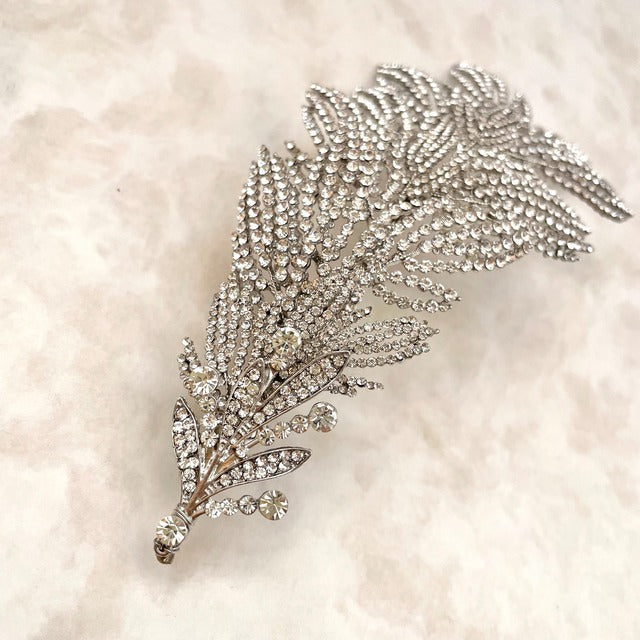 【ヘッドドレス】aile ビジューブライダルヘッドドレス 【結婚式 ヘアアクセサリー】