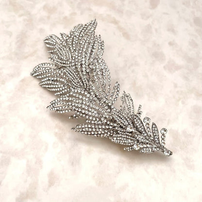 【ヘッドドレス】aile ビジューブライダルヘッドドレス 【結婚式 ヘアアクセサリー】