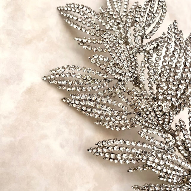 【ヘッドドレス】aile ビジューブライダルヘッドドレス 【結婚式 ヘアアクセサリー】