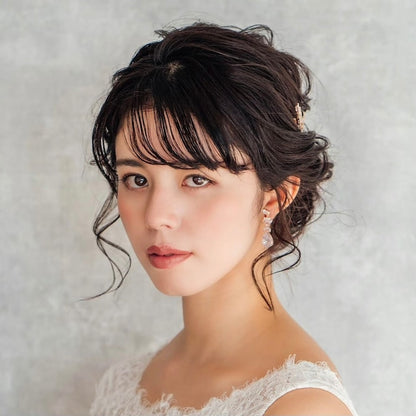 【ヘッドドレス】raffine ゴールドジルコニアヘッドドレス 【結婚式　ヘアアクセサリー】